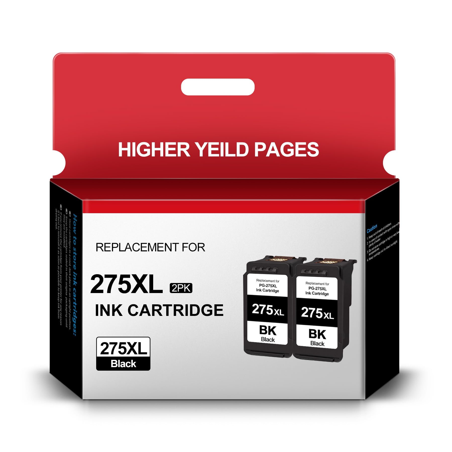 SHUPAN PG-275XL Black Ink Cartridge Remanufactured for Canon 275XL 275 XL 275 PG275 Ink High Capacity Work with PIXMA TR4700 TR4720 TR4722 TS3500
