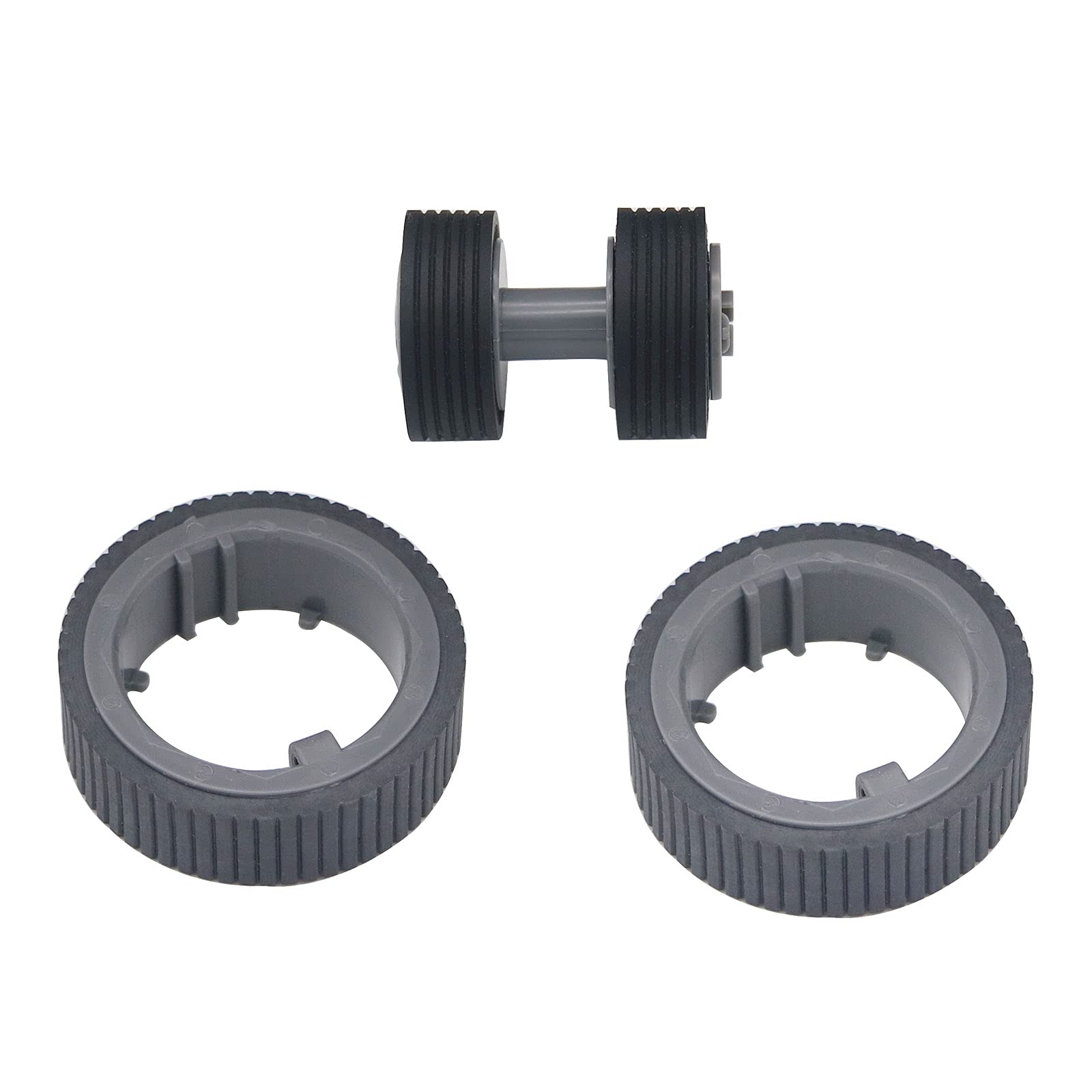 Juego de rodillos de freno y rodillo de selección de repuesto compatible con Fujitsu fi-7030 fi-7140 fi-7240 fi-7160 fi-7260 fi-7180 fi-7280, número de pieza PA03670-0001 PA03670-0002