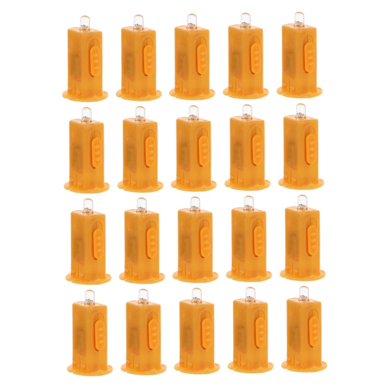 Mini luces LED para farolillos con bombillas de colores autónomas y pilas integradas 8