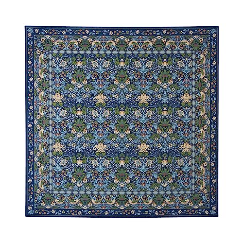 �쓇�D���Z���R�� Morris Design studio �����X�f�U�C���X�^�W�I ���O �C�`�S�h���{�E �u���[ 200×200cm KF1709 �x���M�[����