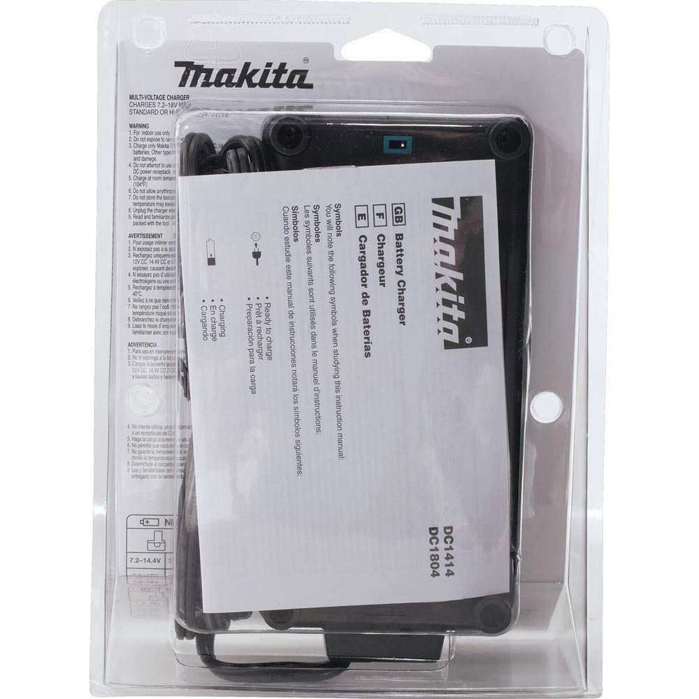 CHARGEUR MAKITA NI-CD / NI-MH 7,2 À 18 V DC1804 -194149-7