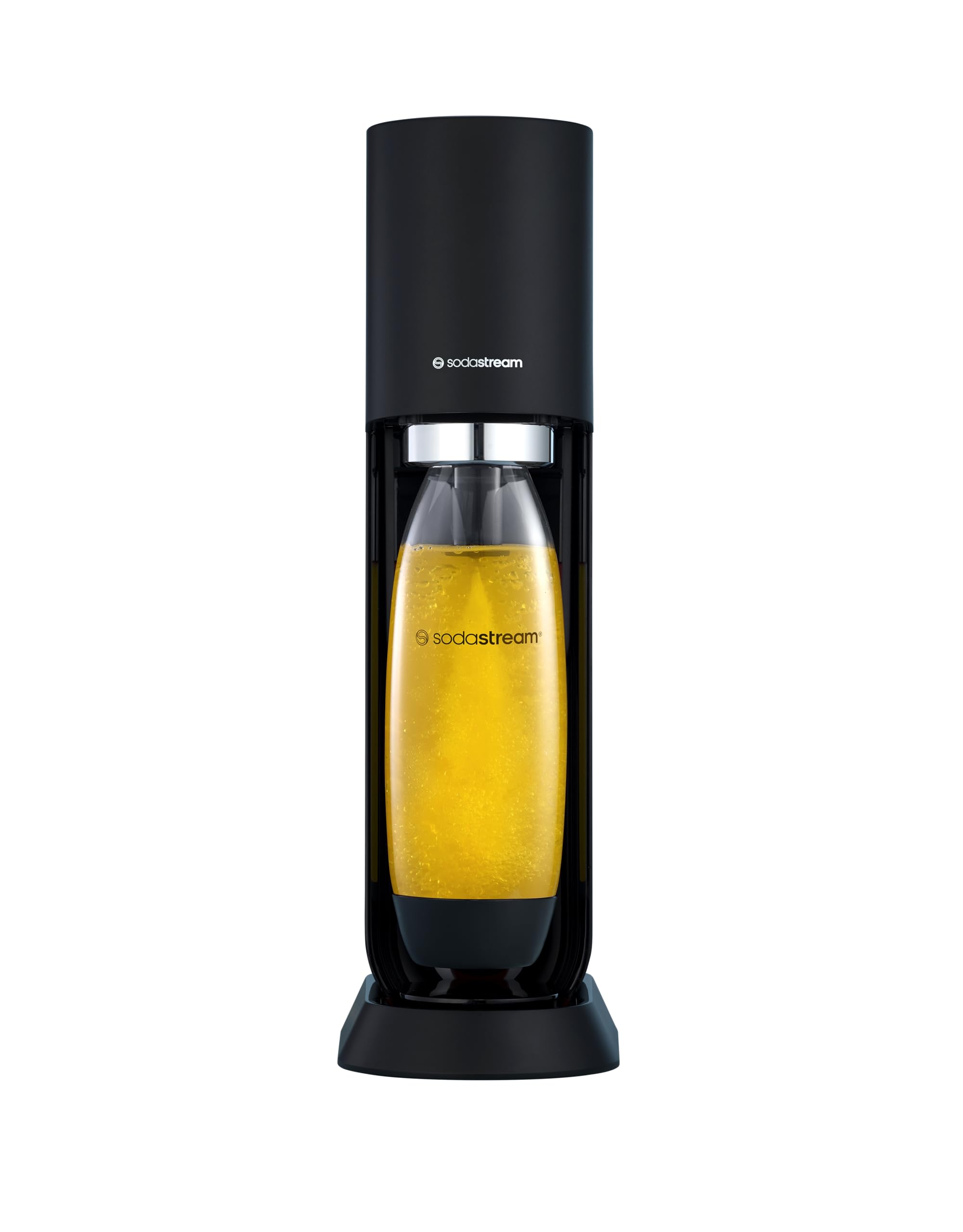 SodaStream MIX, Bollitore per bevande frizzanti e macchina per soda, per carbonatare qualsiasi bevanda, con bottiglia di carbonatazione lavabile in lavastoviglie da 1 litro e 1 cilindro/carbonatore di