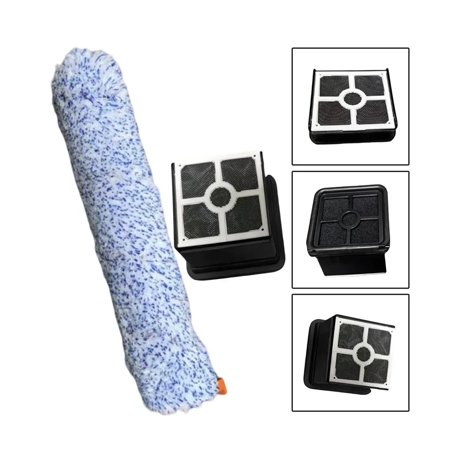Accesorios for Filtros De Cepillo Rodillo, Compatible Con ILIFE, W90, Limpieza En Seco Inalámbrica, Lavado Inteligente, Barrido, Aspiradora Roboat, Accesorio Repuesto