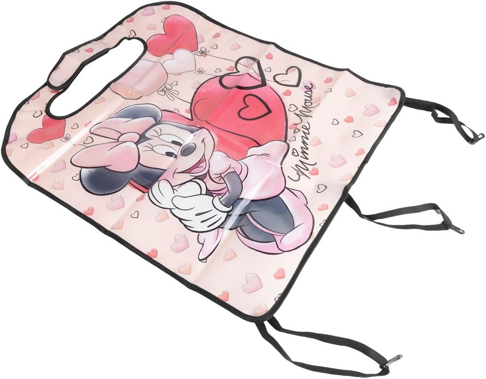 Fodera Protettiva Per Sedile Auto Minnie Mouse In PVC – 45x56 Cm, Facile Montaggio Con Velcro E Ganci
