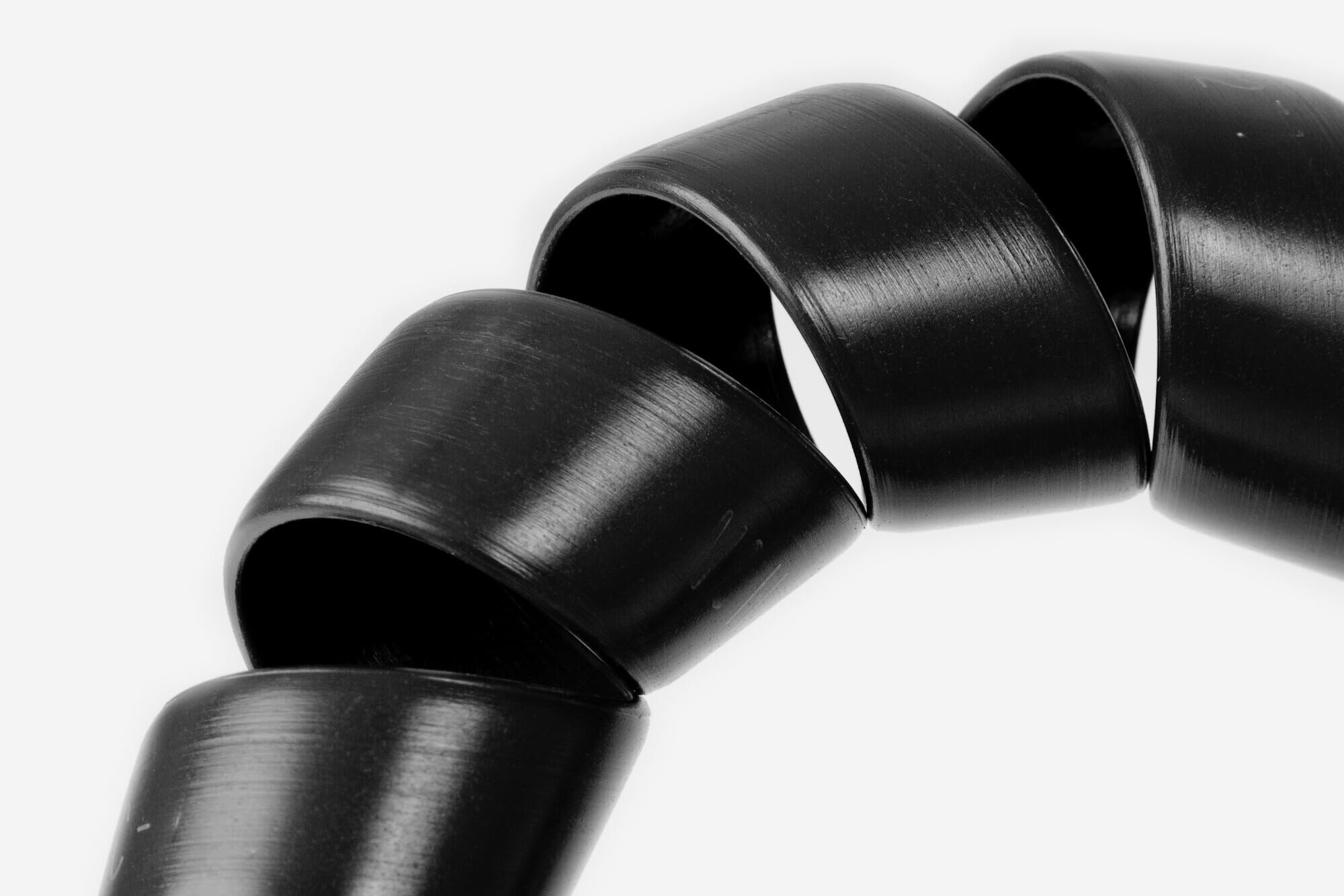 ECO Safe-Spirale Hydraulik Schlauchschutz-spirale Ø 20 mm - Schutz für Hydraulikschläuche, Kabelschlauch und Kabel, UV-beständig, Abriebfest und flexibel Kabelspirale, schwarz, 8m Länge