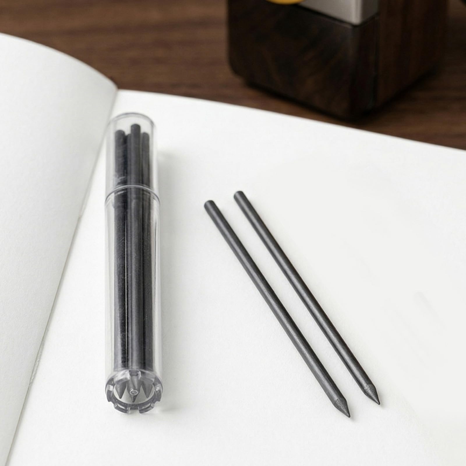 800 de repuesto, 2,0 mm HB, negras, para portaminas, ideales para estudiantes, para escribir, dibujar, hacer compases y para uso técnico.