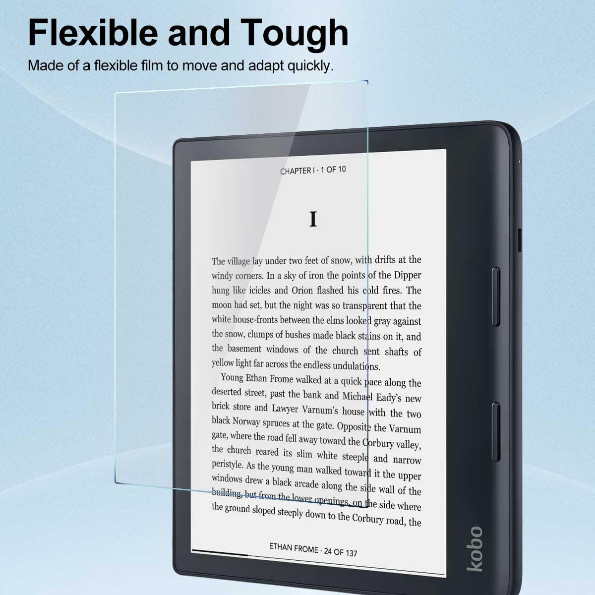 Screen Protector Compatible With Kobo Libra 2 Screen - View #2