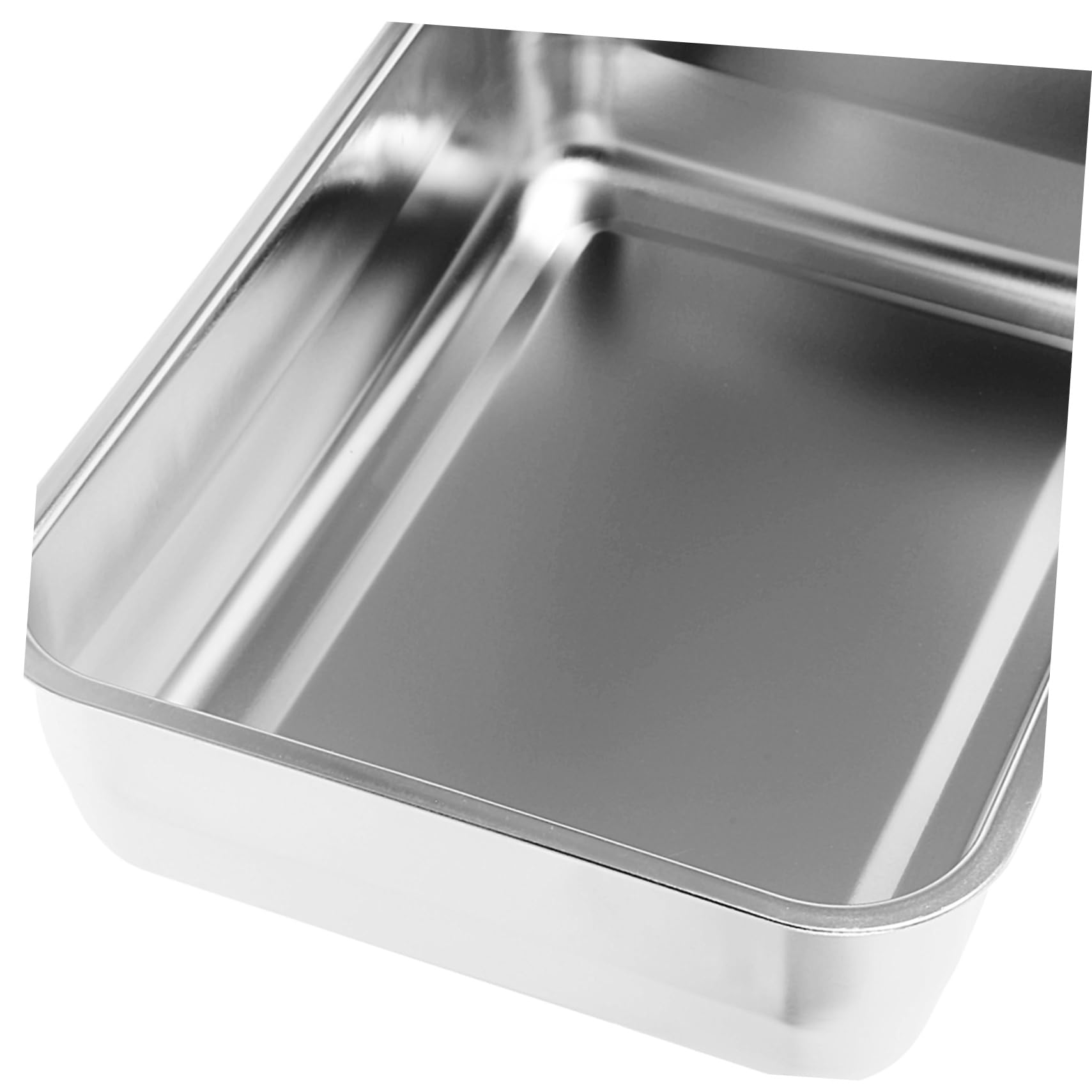 Alipis 4 Piezas Para Hornear Bandeja Plana Para Asar Bandeja De Frutas Platos Para Hornear Parrilla Sartén Para Hornos Sartenes De Acero Inoxidable Para Servir Frutas s De