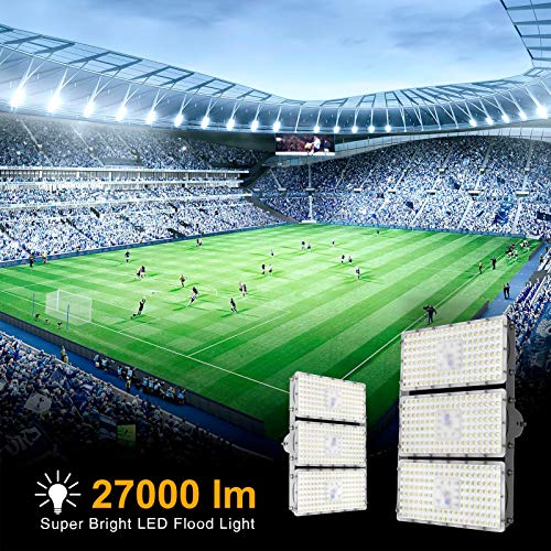 Viugreum 10 Pack 300W Led Flood Light, Waterproof Ip65Outdoor Work Light, 27000Lm Daylight White(6000-6500K) Security Lights, Floodlight Landscape Spotlights Wall Lighting #TOP6