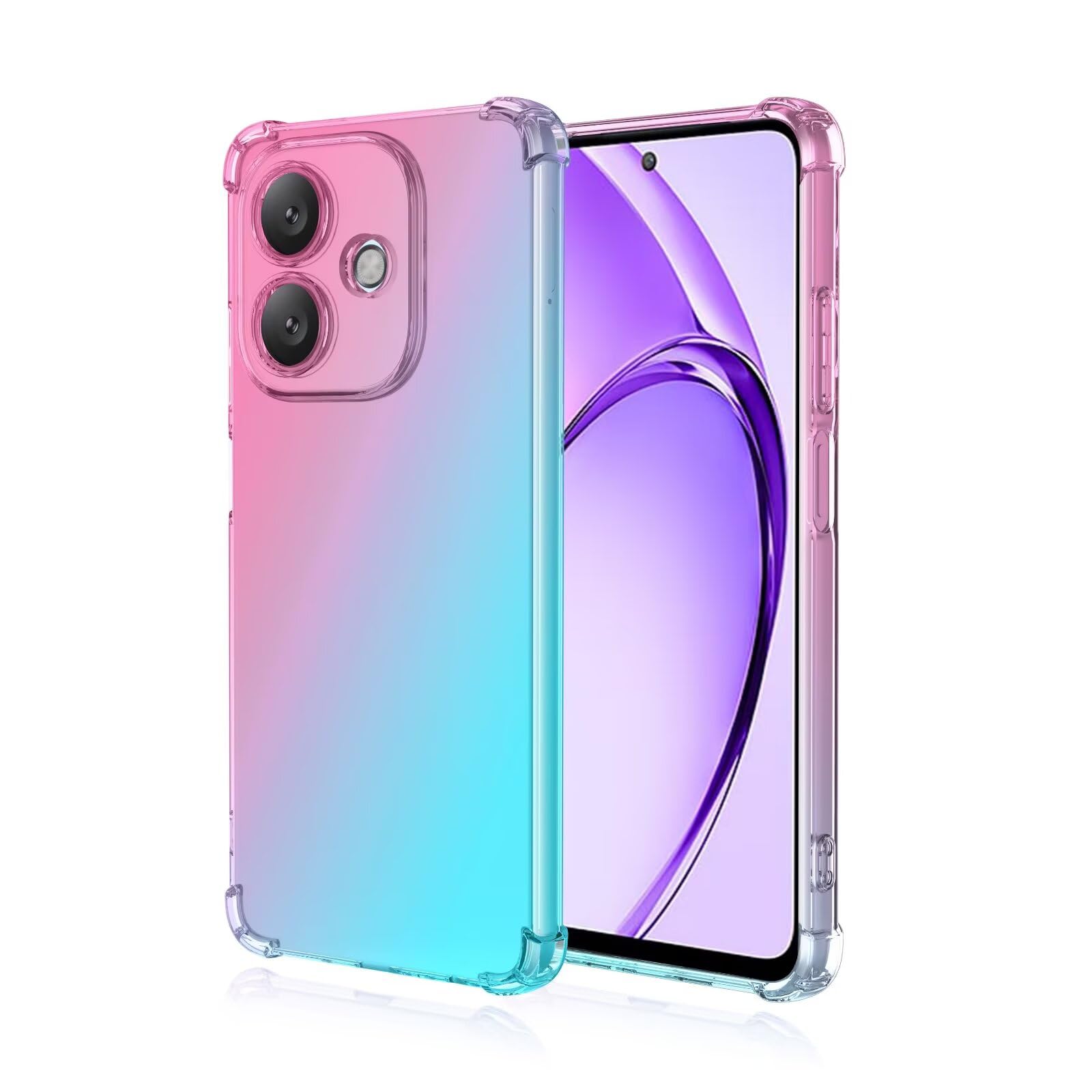 Liisooka Cover per Oppo A40/A40M/A60 5G, Custodia in TPU Antiurto Sottile di Livello Militare, Resistente all'ingiallimento, Case per Telefono in PC Rigido, Retro Antigraffio, Trasparente Liisooka Cover per Oppo A40/A40M/A60 5G, Custodia in TPU Antiurto Sottile di Livello Militare, Resistente all'ingiallimento, Case per Telefono in PC Rigido, Retro Antigraffio, Trasparente