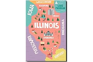 Illinois Fridge Magnet: A Memorable Souvenir from the Prairie State