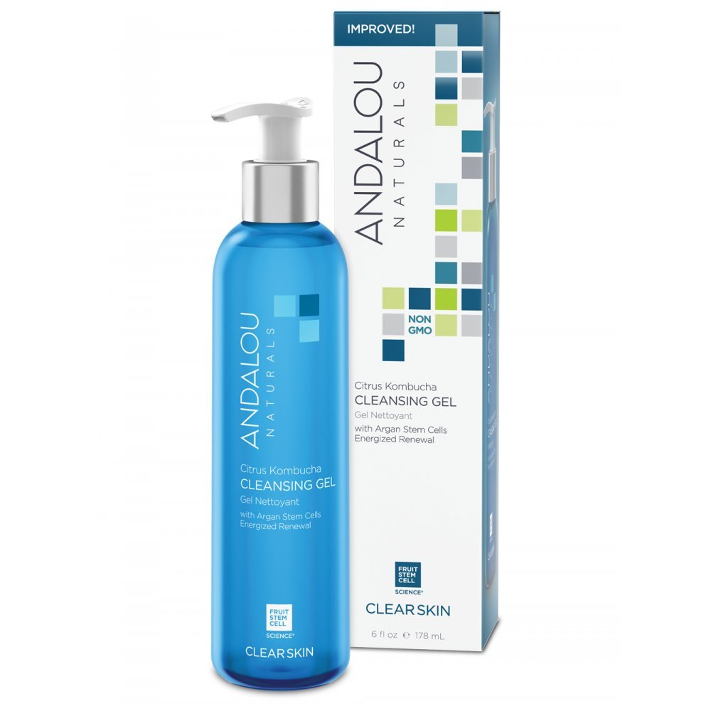 Andalou Naturals Cleansing Gel Citrus Kombucha - 6 Oz
