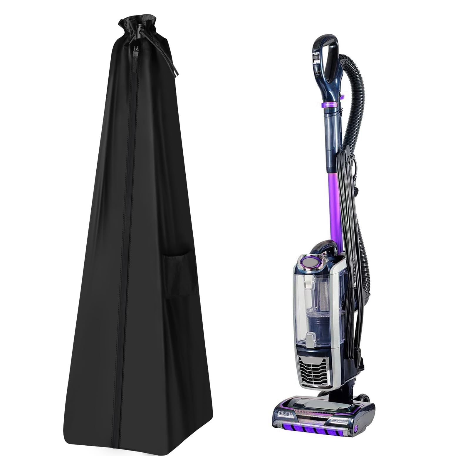 SIRUITON Household Upright Vacuum Cleaner Storage Bag, Upright Vacuum Cleaner Protective Cover, dustproof and Waterproof,Black