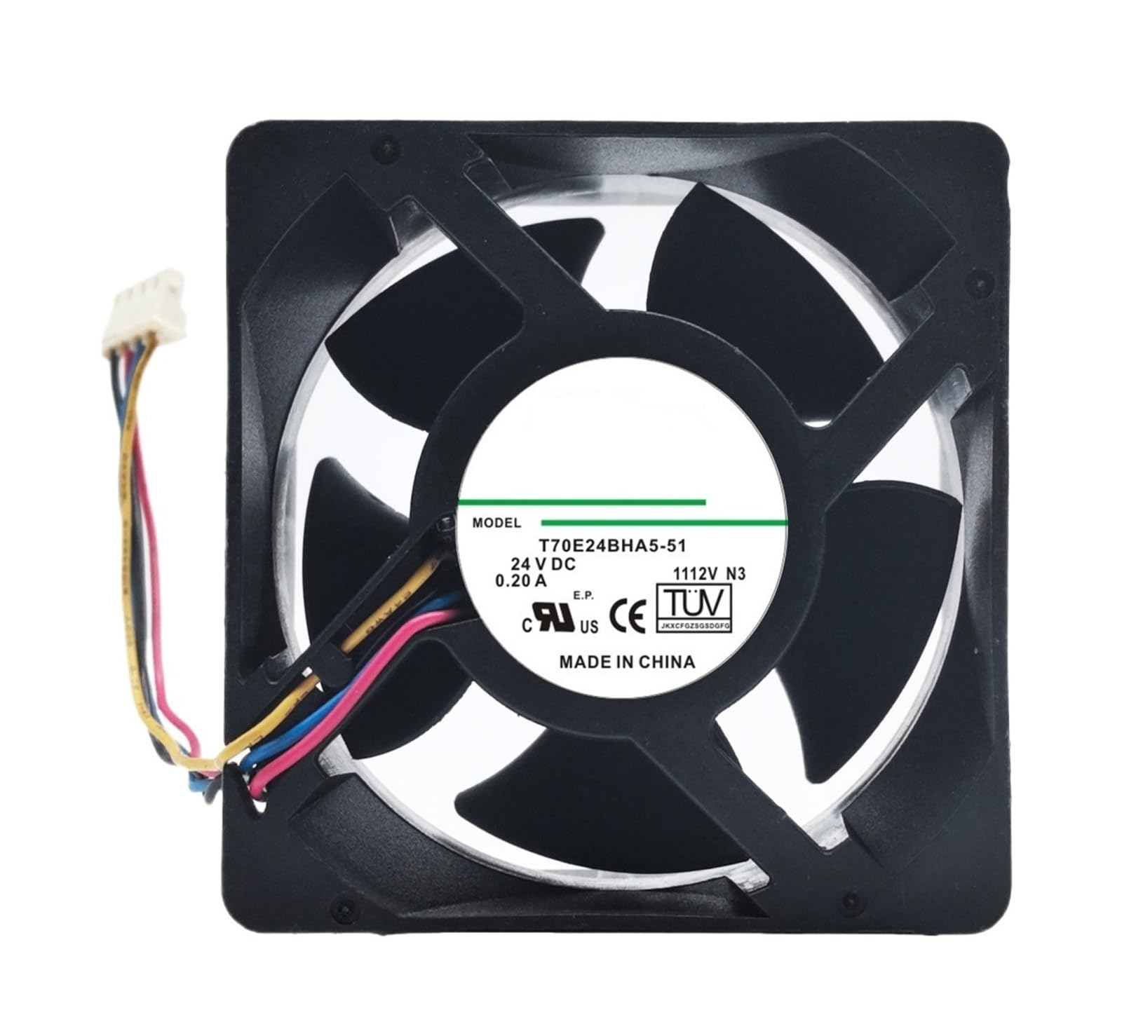 CXDFRSER T70E24BHA5-51 DC 24V 0.2A 4.8W 7CM 7038 70X70X38MM 3-Wire Cooling Fan