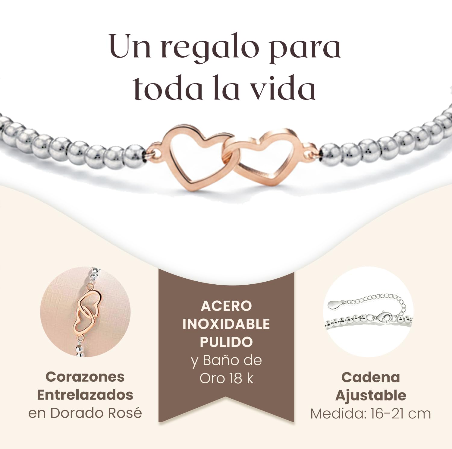 Regalos Amigas Originales, Pulsera Mujer, Regalo Original Mujer, Pulsera Hermanas, Regalos Originales Para Madres, Amiga, Hermana, Mamá, Cumpleaños, Amistad