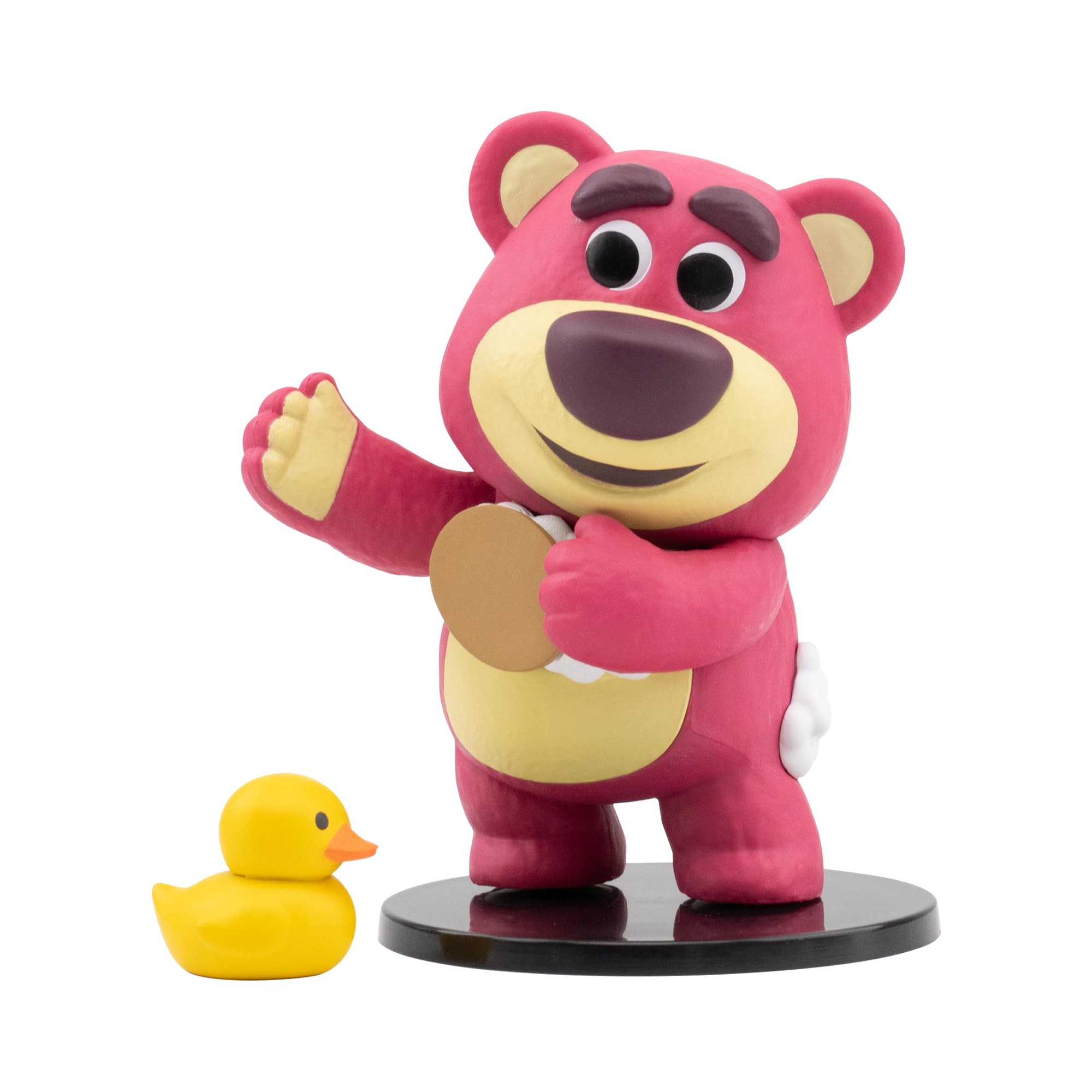 YuMe Lots-o'-Huggin' Bear Shower Time 3.2" Toy Story Figure Collectable in Hero Window Box | Licensed Lotso Disney Pixar Merchandise | Toys Gift for Kids, Adults & Movie Fans | Get All 6 Teddy Figures