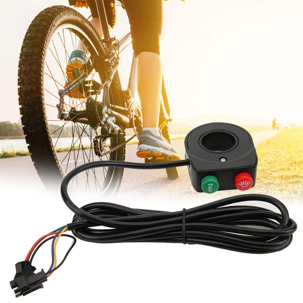 Interruttore Luce Ciclismo , Interruttore Luce Clacson Manubrio da 22 , 5 Mm , Interruttore Manubrio Faro Clacson Universale per Moto Scooter