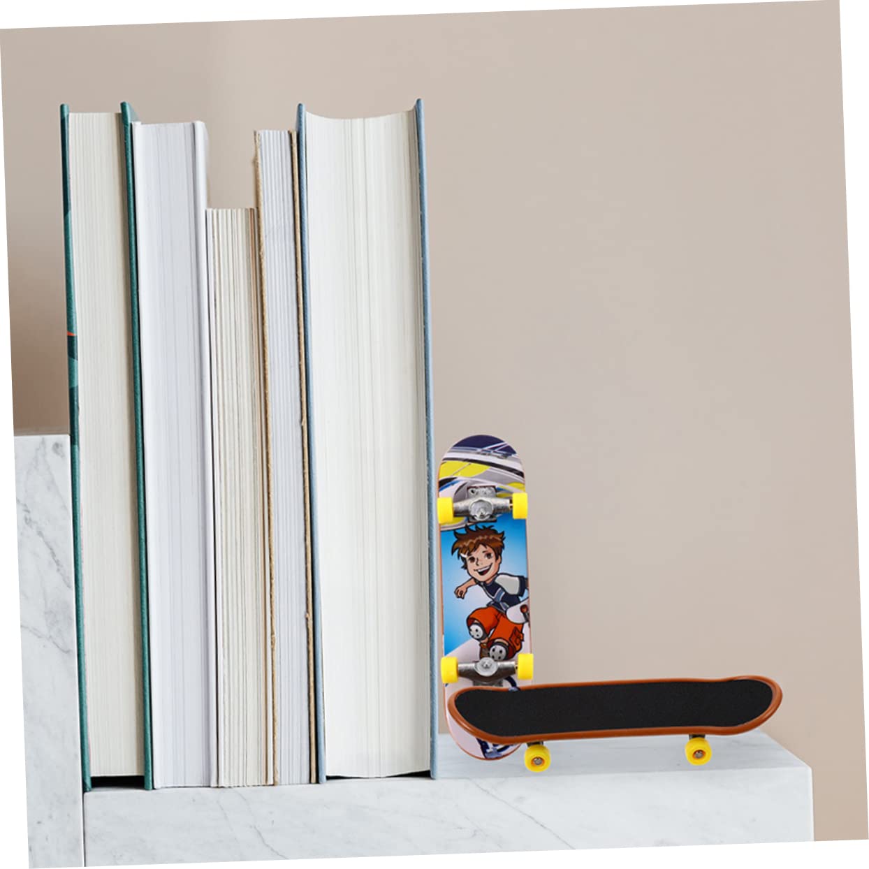 FAVOMOTO Mini Finger Skateboard Grip Tape 12pcs Set Foam Grip Pad for Obstacle Courses Flexible