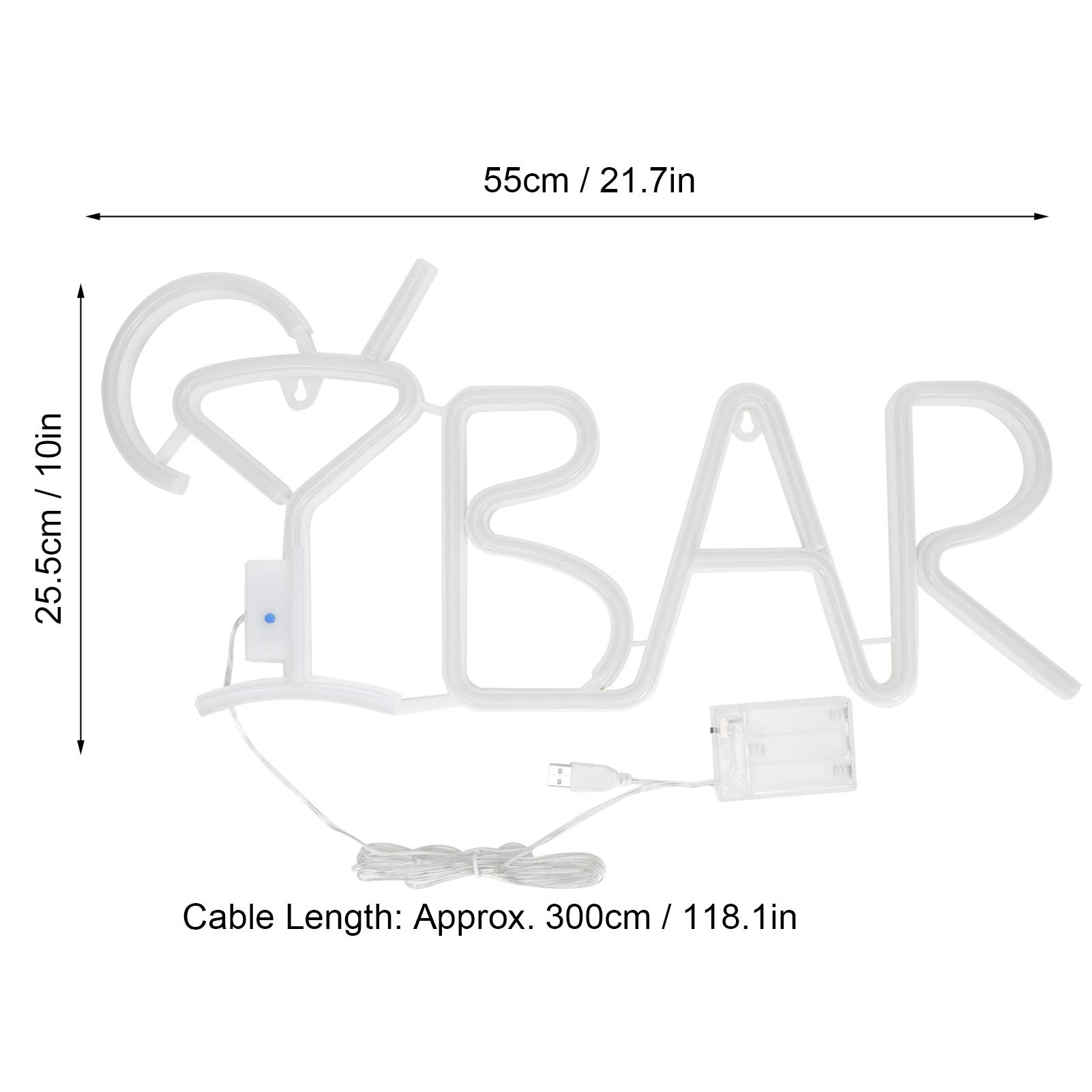 03 Luz LED con Letra de Control Remoto, luz Decorativa con Letra de alimentación USB con Letra Inglesa de Ahorro de energía,(Warm Yellow Light)