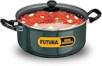 Vista 1 de Hawkins Futura - Olla anodizada dura con tapa de cristal, 5 litros