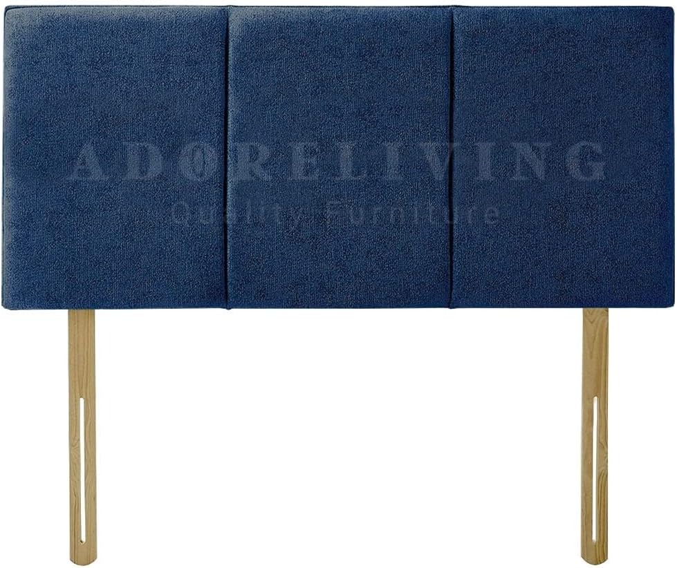 Serenity Headboards Divan Bed Headboard Alton Chenille 20 inch Height Padded Paneled Headboard