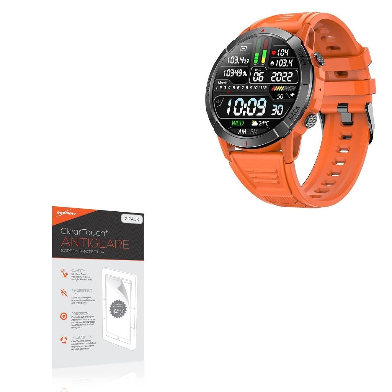 BoxWave Screen Protector Compatible with Brassizo Bassizo NX10 - ClearTouch Anti-Glare (2-Pack), Anti-Fingerprint Matte Film Skin