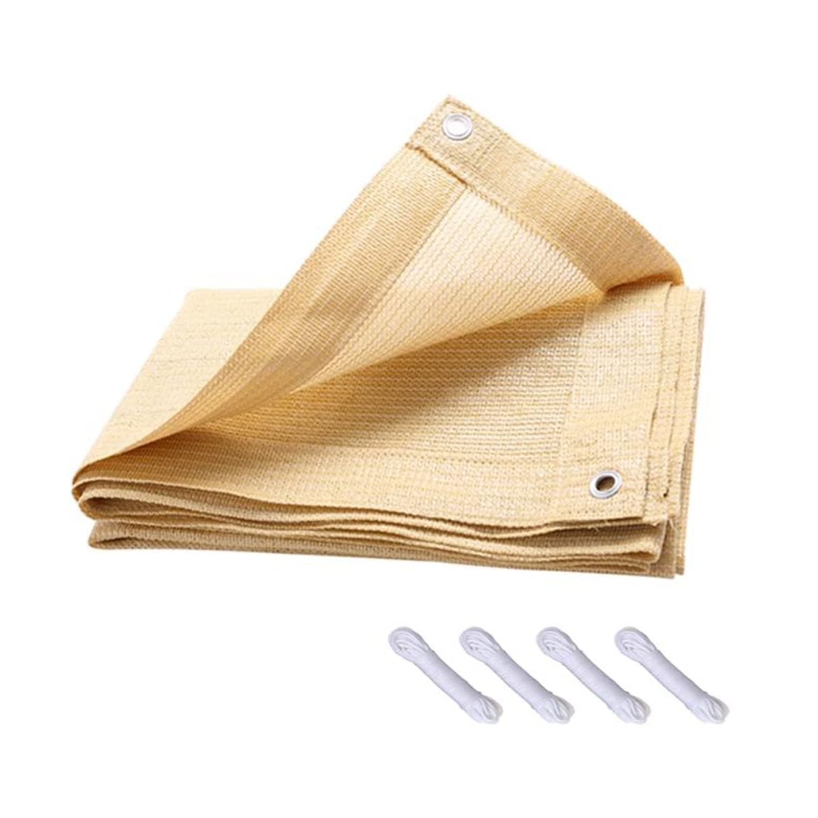 Tissu pour auvent extérieur 3x2 m pour ombrager vos repas d'été couleur blé résistant