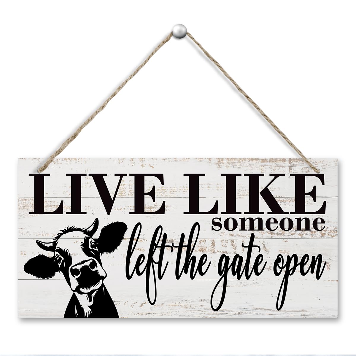 Inspirational Gift, Rustic Hanging Wooden Sign, Live Like Someone Wooden Plaque Signs Metal Tin Sign 8X12 Inch