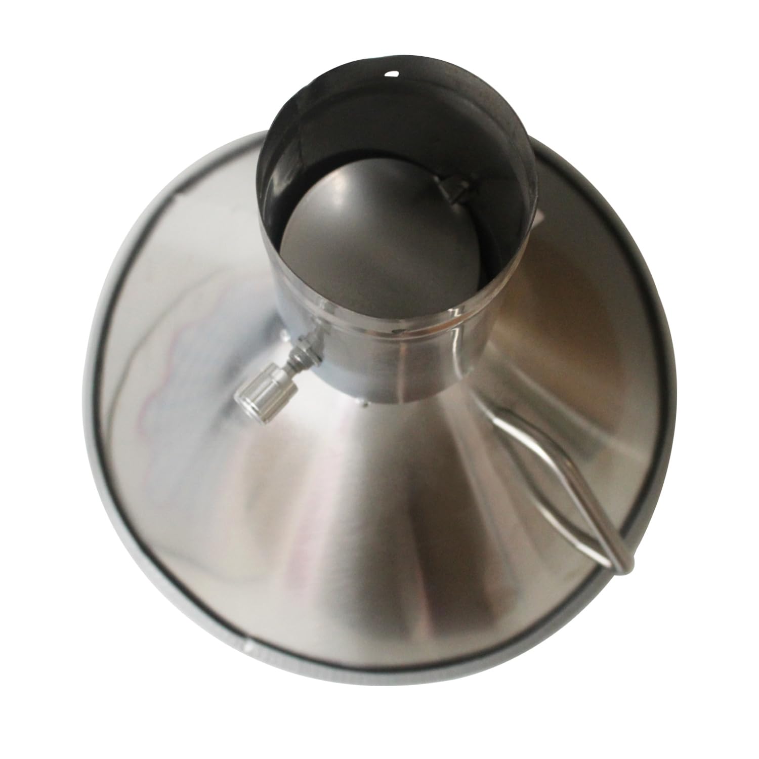 Extractor campana extractora de humos de soldadura industrial acero inoxidable para soldadura brazo extractor laboratorio sistema de extracción de aire industrial (400x200mm 201 Acero inoxidable)