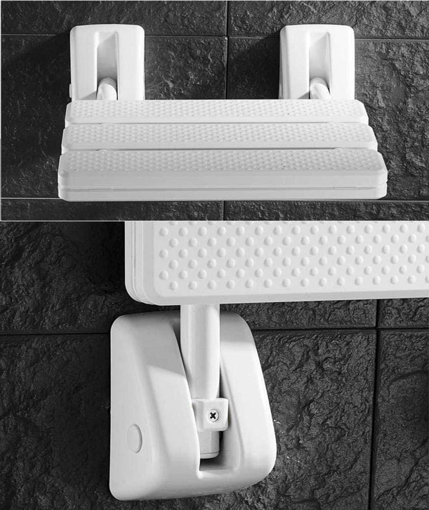 Sgabello da Bagno con Sedile per Doccia Pieghevole, Sedile Antiscivolo Dispositivo di Ausilio per la Doccia per Bagno per Disabili Anziani Capacità di Carico di 130 Kg/Giallo