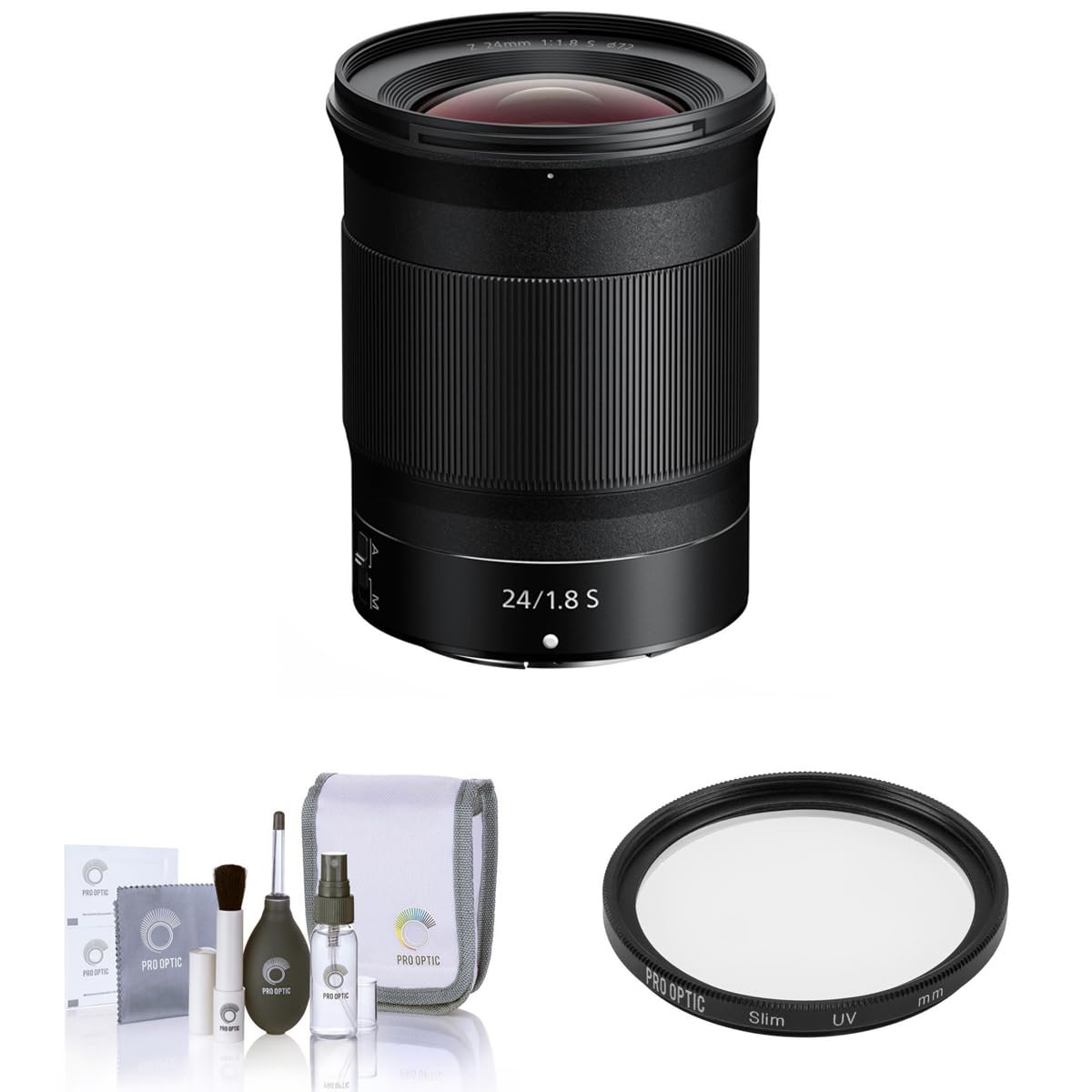 Amazon.com: Nikon NIKKOR Z 24mm f/1.8 S Lens, Bundle with