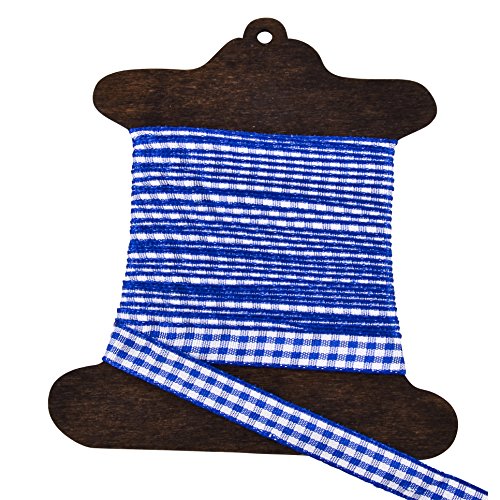 Banda washati cinta cuadros algodón 5 M azul