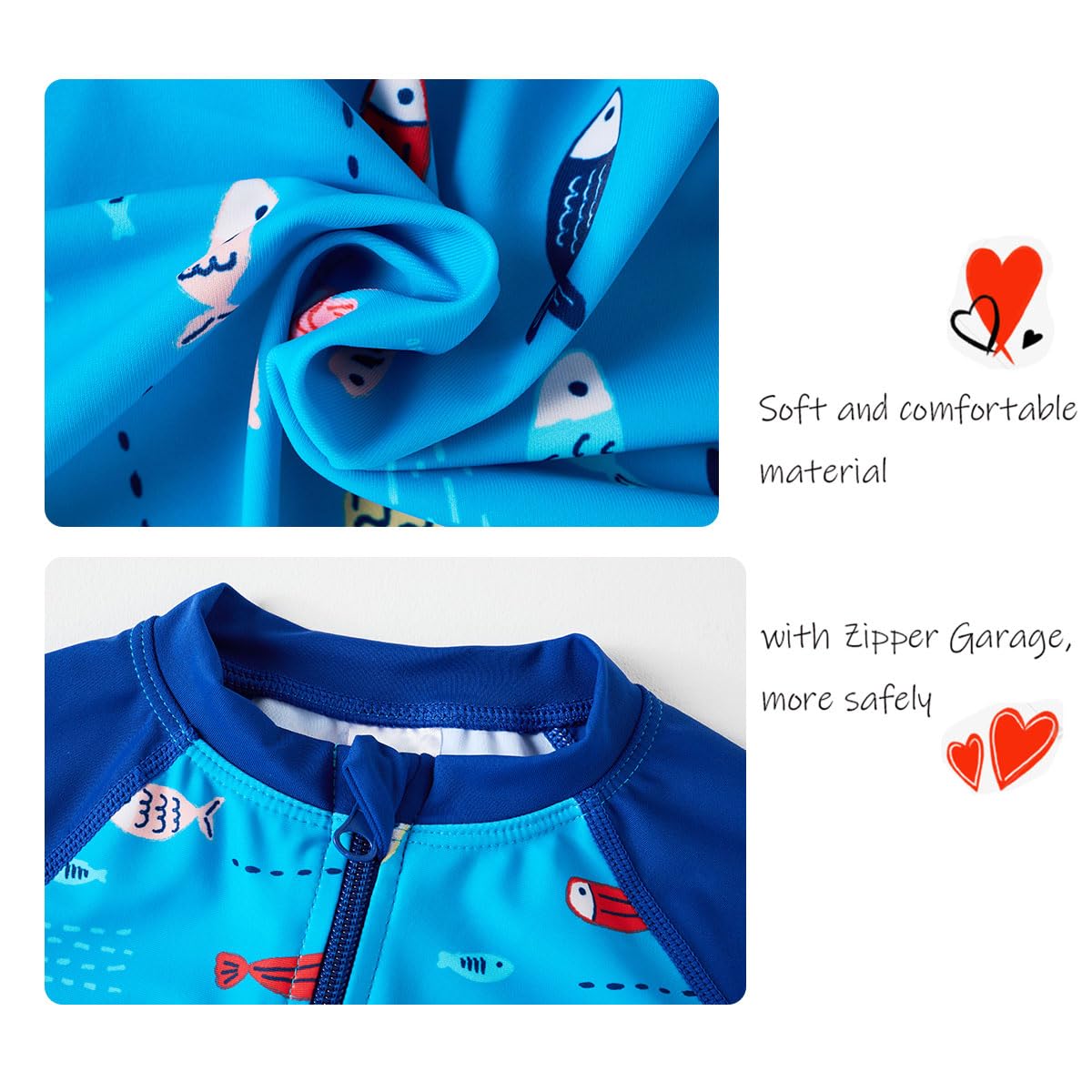 Snapklik.com : UMELOK Baby Boy Swimsuit Rash Guard Infant Rashguard ...