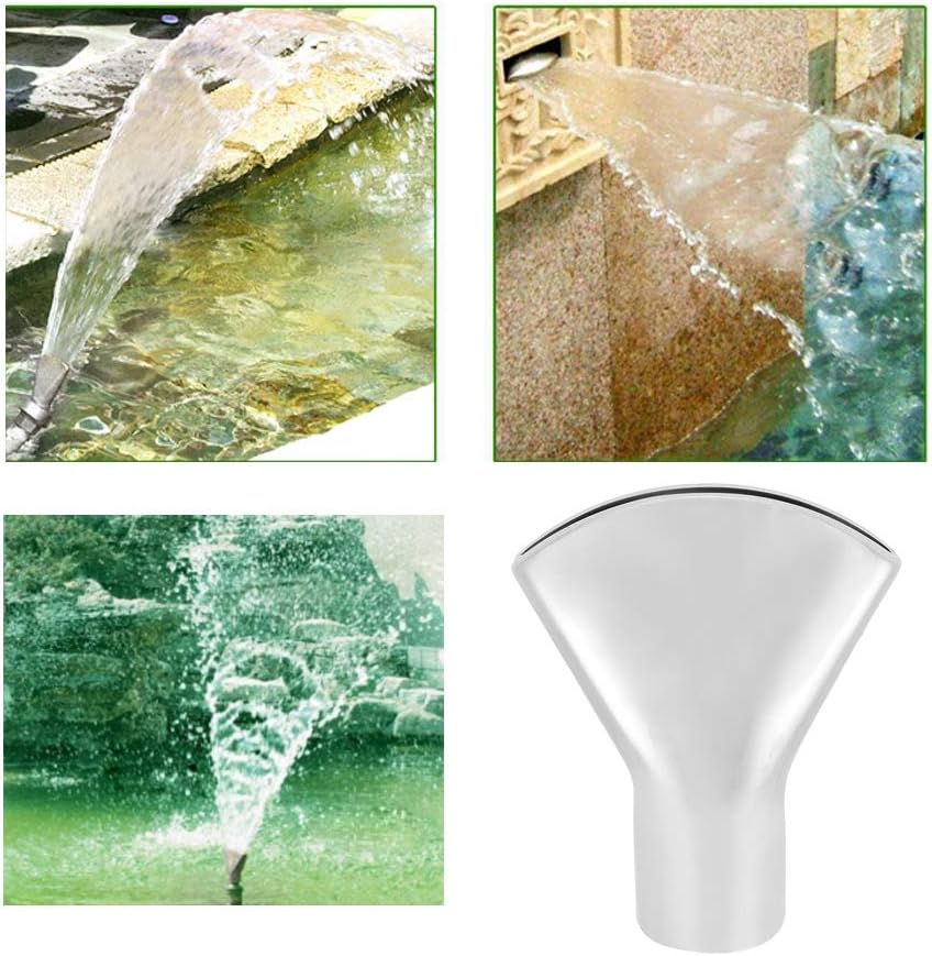 Valentine's Day Carnival Directional Fan-Shaped Fountain Nozzle Female Thread Landscape Spray Head for SPA Swimming Pool - for Garden Pond, Amusement Park, Museum, Library(G1-1 Nozzle (Size : G
