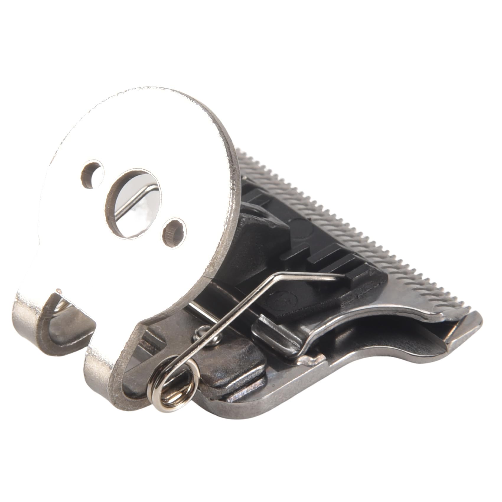 Jkjhbhged T-Shaped Hair Clipper Blade with Stand T9 Blade Trimmer Replacement Replacement Clipper Silver