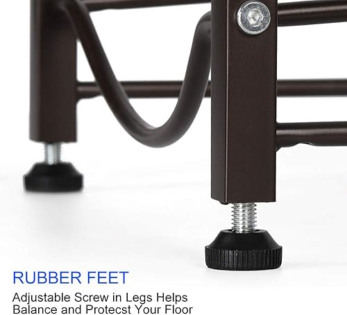 Miniatura 3 de LIANTRAL Soporte para jarra de agua de 5 galones, 5 niveles, color marrón, resistente, independiente, organizador de botellas de agua para oficina