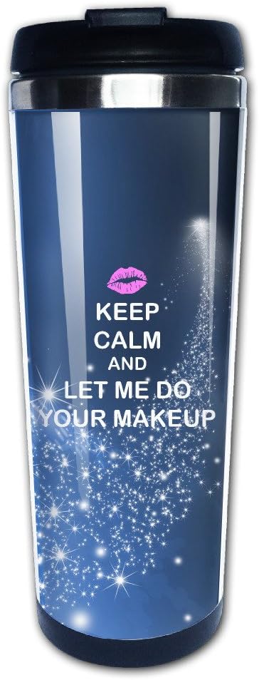 Cool Makeup Keep Calm 14-Ounce Funny Coffee Mugs