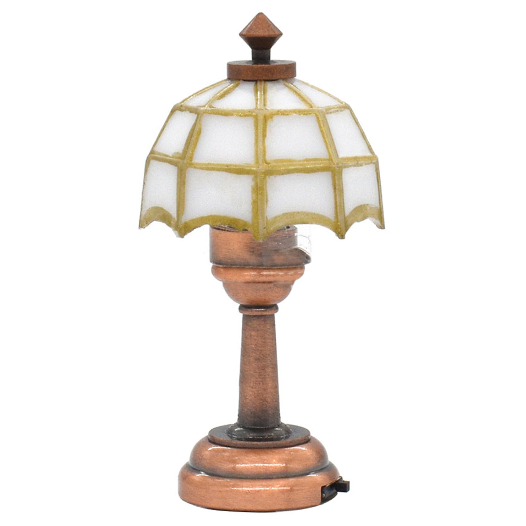 1:12 Scale Dollhouse Lights, Battery Operated Miniature LED Lamps for Doll Furniture, Functional Lighting Accessories