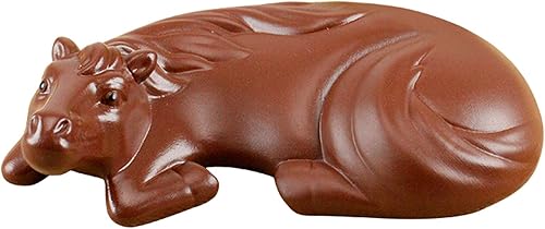 Miniatura 1 de CHUNCIN - Figuras coleccionables de animales del zodiaco chino 2021, estatua, bandeja de té, accesorios para mascotas, adornos de buena suerte para