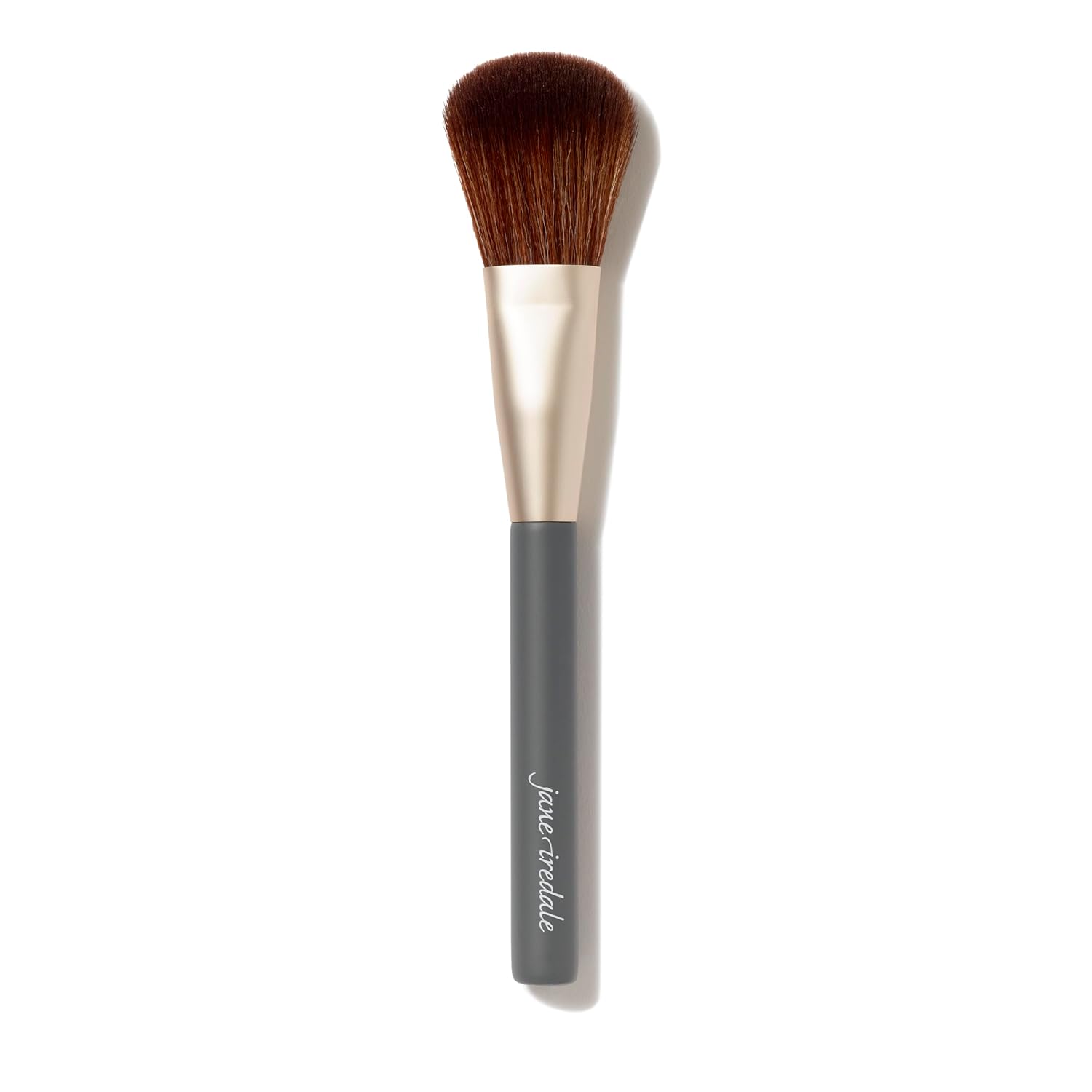 jane iredale Powder Complexion Brush, Large, Fluffy Tapered Cosmetic Brush, Applies & Diffuses Powders and Bronzers, Vegan, Cruelty Free