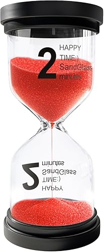 Miniatura 21 de Temporizador de arena de 1 minuto, reloj de arena de plástico para niños, temporizador de reloj de arena acrílico, reloj de arena pequeño de 1