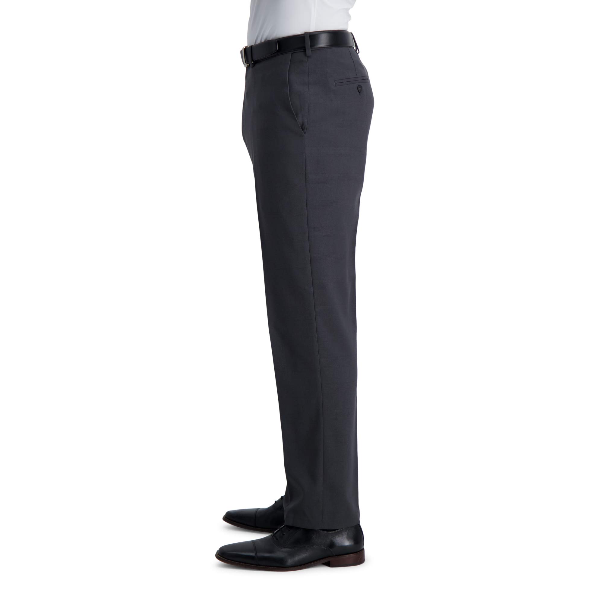 Haggar PLN Tonal Glen Plaid Pant - Pantalones de Traje Hombre