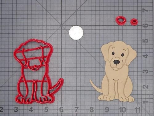 Miniatura 2 de Labrador Dog Body 266-H998 - Juego de cortadores de galletas