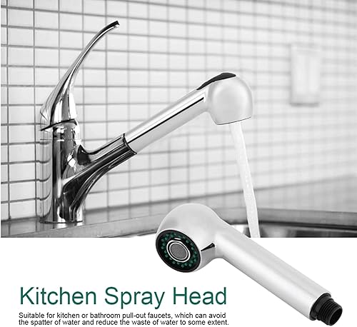 Miniatura 2 de Cabezal de repuesto extraíble para fregadero, cabezal rociador de grifo de fregadero de cocina con 2 funciones, boquilla de grifo extraíble, cabezal