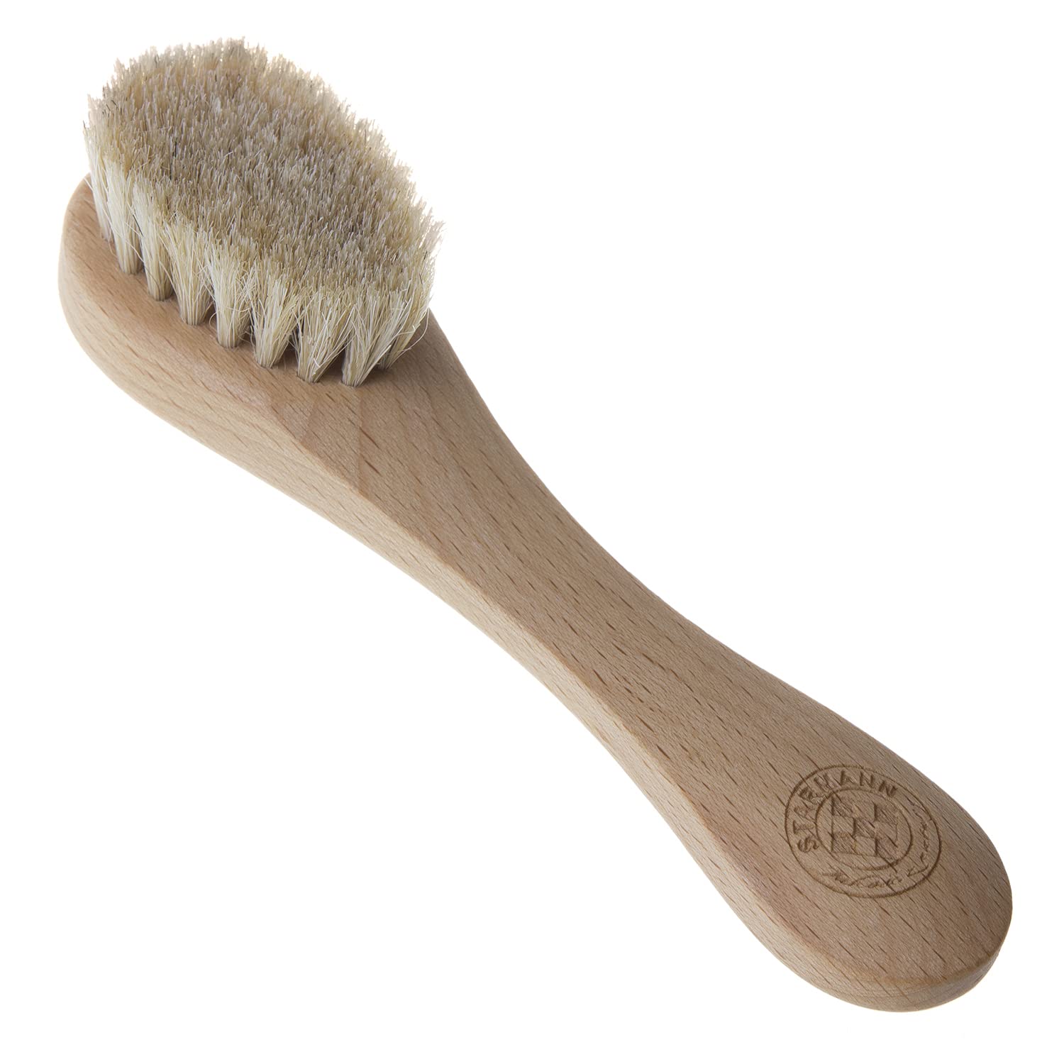 FILFEEL Manuelle Gesichtsbürste Aus Holz - Trockenbürste Für Peeling & Massage, 14,5 Cm, Weiche Borsten