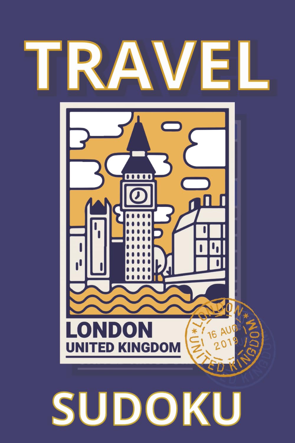 Travel Sudoku Puzzle Book: Sudoku Puzzles for Travel | Perfect on Vehicles | 6x9 Inches, 110 pages | 50+ Puzzles | Solutions Included