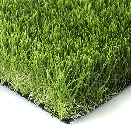AQAWAS 4 cm Thick Artificial Turf Rug, Easy to Clean Outdoor Grass Mat For Indoor Outdoor Garden Lawn Landscape for Pets, Multiple sizes Premium,Green_2x9m/6x27ft
