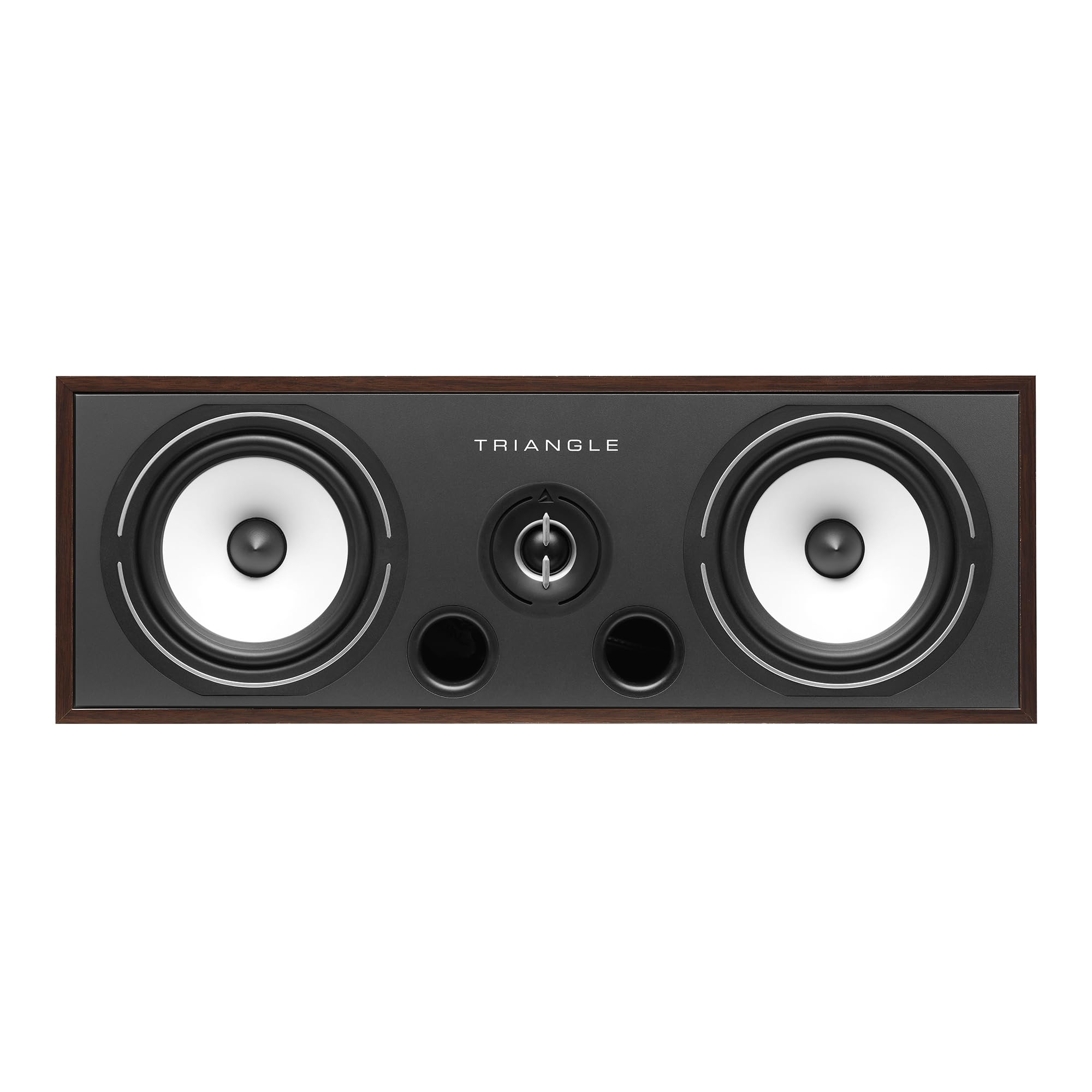 TRIANGLE - BOREA BRC2 Home Cinema Center-Lautsprecher - 2-Wege - Belastbarkeit 120W - Wirkungsgrad 91 DB/W/m - Bassreflex - 580 x 200 x 260 mm - Walnuss (Stück)