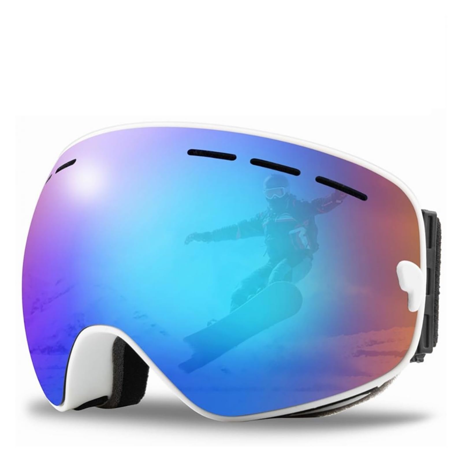Gafas de esquí Gafas de montañismo Gafas de Viento y Arena Gafas de esquí para Adultos Gafas de esquí antiniebla Gafas duraderas para Exteriores (Color: 06) (1)