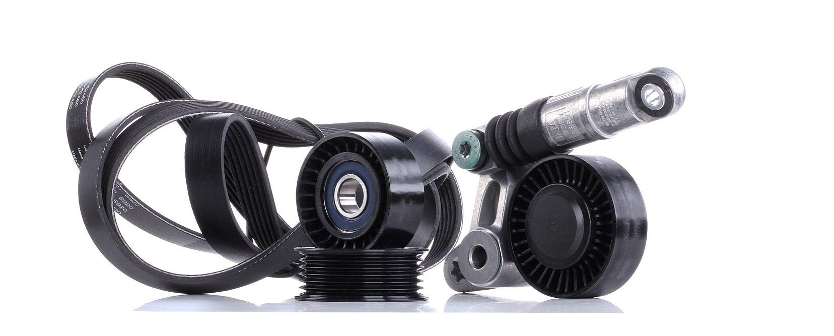 INA Kit Cinghie Poly-V 529 0075 10 2460mm Compatibilità con AUDI A4 Avant 8K5, B8 A4 Avant 8ED, B7 A5 Coupe 8T3 A4 Sedan 8EC, B7 A6 Avant 4F5, C6 A6 Sedan 4F2, C6